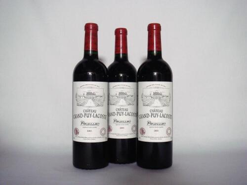 (3) 2003 Chateau Grand Puy Lacoste, Pauillac