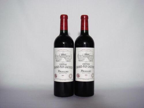 (2) 2003 Chateau Grand Puy Lacoste, Pauillac