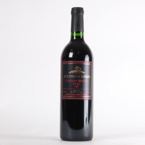(1) 1987 Goldwater Estate Cabernet Sauvignon/Merlot/Franc, Waiheke