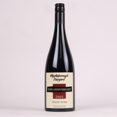 (1) 2005 Martinborough Vineyards 30th Anniversary Pinot Noir, Martinborough