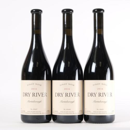(3) 2016 Dry River Pinot Noir, Martinborough