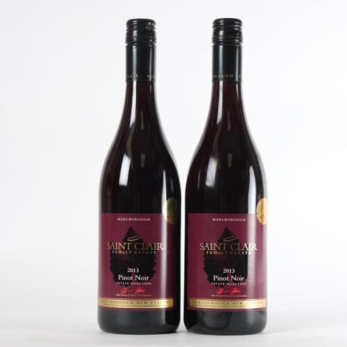 (2) 2013 St Clair Estate Selection Pinot Noir, Marlborough