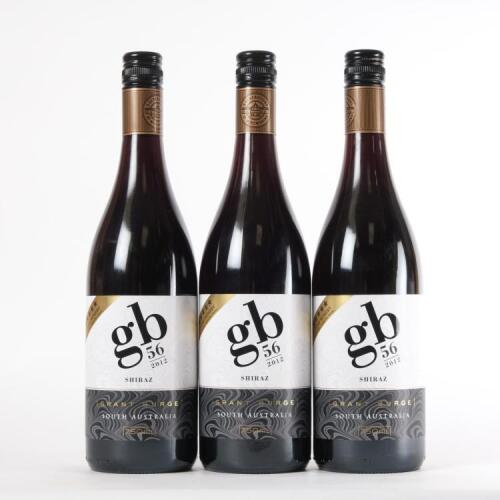 (3) 2012 Grant Burge GB56 Shiraz, Barossa SA