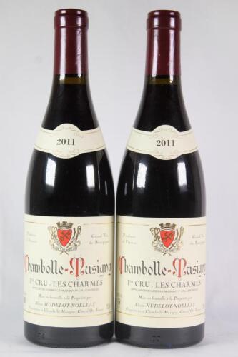 (2) 2011 Domaine Hudelot- Noellat Chambolle Musigny Les Charmes 1er Cru, Cote de Nuits