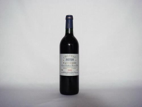 (1) 2002 Chateau Faugeres, St Emilion