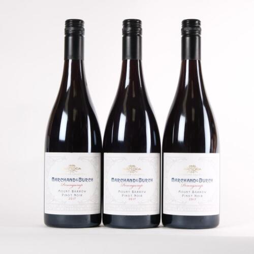 (3) 2017 Marchand & Burch Mount Barrow Porongurup Pinot Noir, Great Southern WA