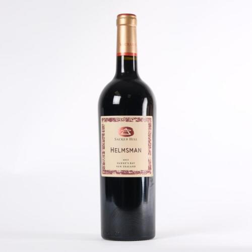 (1) 2015 Sacred Hill Helmsman Cabernet Sauvignon/ Merlot, Hawkes Bay