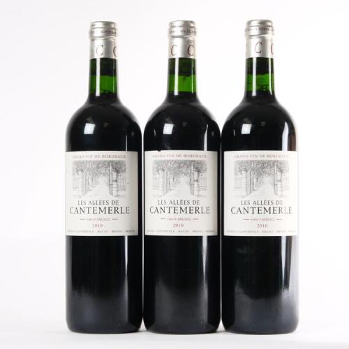 (3) 2010 Les Allees de Cantemerle, Haut Medoc