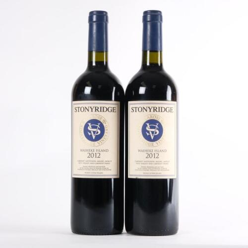 (2) 2012 Stonyridge Vineyard Larose, Waiheke