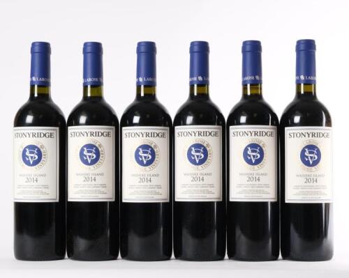(6) 2014 Stonyridge Vineyard Larose, Waiheke