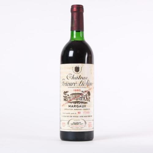 (1) 1980 Chateau Prieure-Lichine 4eme Cru Classe, Margaux