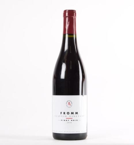 (1) 2016 Fromm Clayvin Pinot Noir, Marlborough