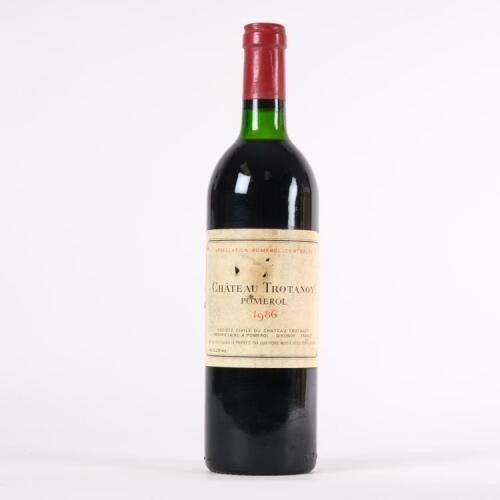 (1) 1986 Chateau Trotanoy, Pomerol