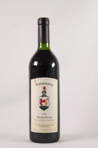 (1) 1995 Dunleavy Merlot /Cabernet Franc, Waiheke