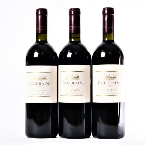 (3) 2009 Te Mata Estate Coleraine, Hawkes Bay