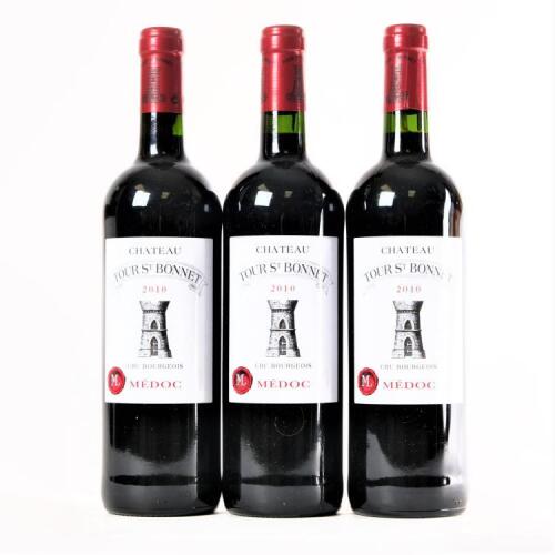(3) 2010 Chateau Tour St Bonnet, Medoc