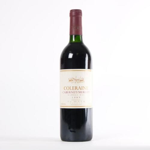 (1) 1989 Te Mata Estate Coleraine, Hawkes Bay