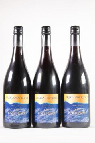 (3) 2011 Greylands Ridge Pinot Noir, Central Otago