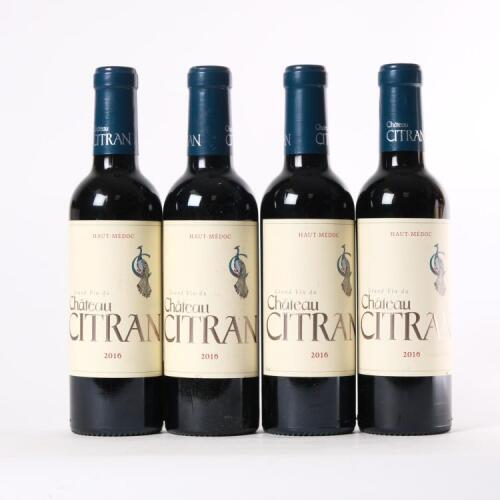(4) 2016 Chateau Citran 375ml, Haut Medoc