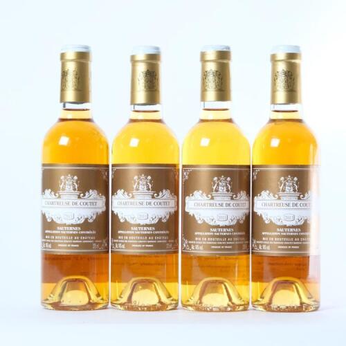 (4) 2011 Chartreuse de Coutet 375ml