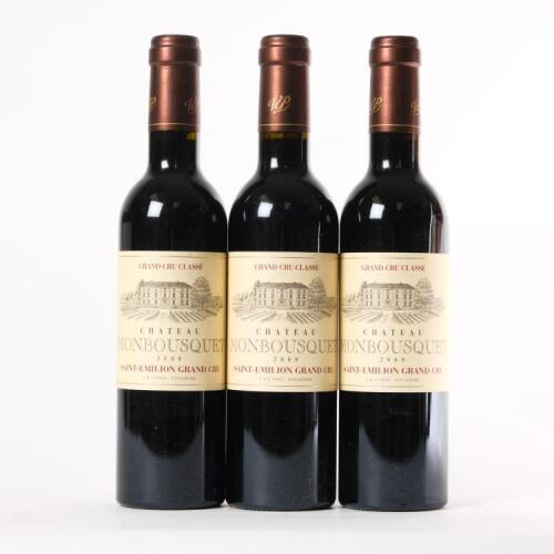 (3) 2009 Chateau Monbousquet 375ml, St Emilion