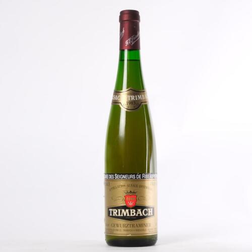 (1) 1983 Trimbach Cuvee des Seigneurs de Ribeaupierre Gewurztraminer