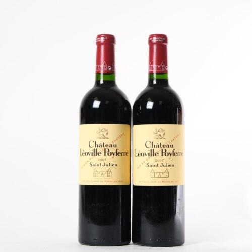 (2) 2007 Chateau Leoville Poyferre 2eme Cru Classe, St Julien