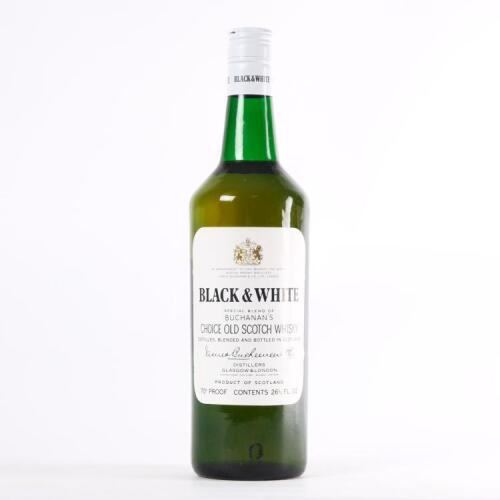 (1) Black & White Choice Old Scotch Whisky 26.6 fl oz&nbsp;70 proof, Scotland