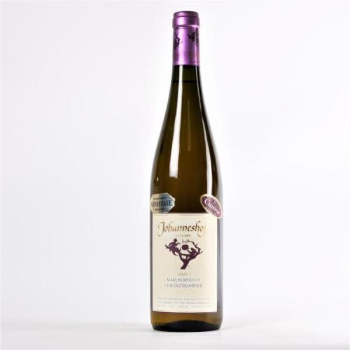 (1) 2007&nbsp;Johanneshof Cellars Gewurztraminer, Marlborough