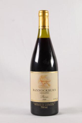 (1) 1992 Bannockburn Shiraz, Geelong VIC