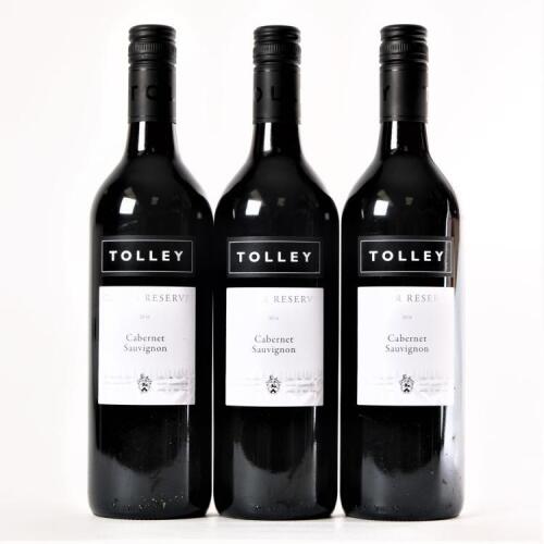 (3) 2016 Tolley Cellar Reserve Cabernet Sauvignon, South Australia