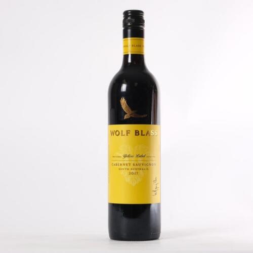 (1) 2017 Wolf Blass Yellow Label Cabernet Sauvignon, South Australia