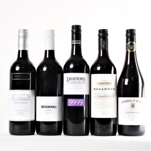 Five bottles of Australian Shiraz in one lot