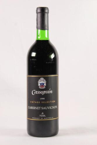 (1) 1990 Cassegrain Vintage Selection Cabernet Sauvignon, Hunter Valley NSW