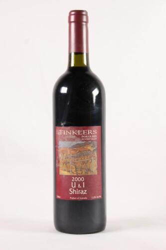 (1) 2000 Tinklers U & I Shiraz, Hunter Valley NSW