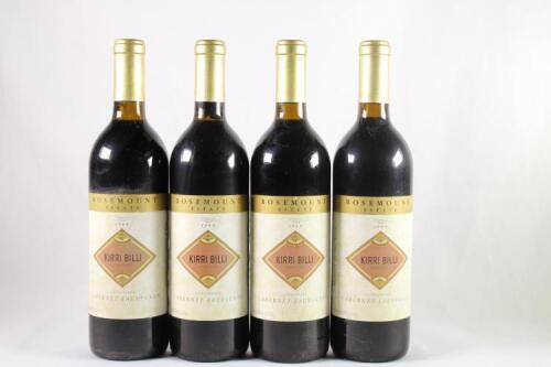 (4) 1989 Rosemount Kirri Billi Cabernet Sauvignon, Coonawarra SA