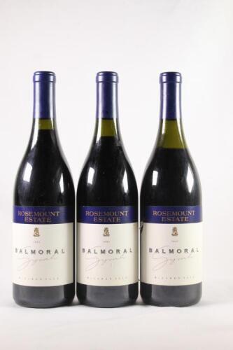 (3) 1993 Rosemount Balmoral Syrah, McLaren Vale SA