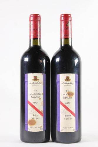 (2) 2002 d'Arenberg The Laughing Magpie Shiraz/Viognier, McLaren Vale SA