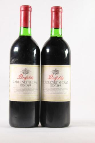 (2) 1989 Penfolds Bin 389 Cabernet Sauvignon/ Shiraz, South Australia