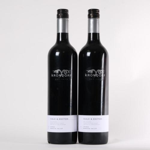 (2) 2011 Krondorf Growers Scalzi & Knifton Shiraz, Barossa SA