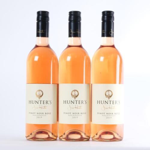 (3) 2019&nbsp;Hunter's Pinot Noir Rose, Marlborough&nbsp;