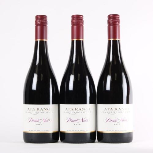 (3) 2010 Ata Rangi Pinot Noir, Martinborough