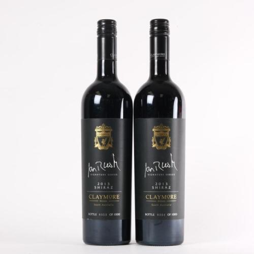 (2) 2013 Claymore Wines "Ian Rush" Signature Series Reserve Shiraz, Clare SA