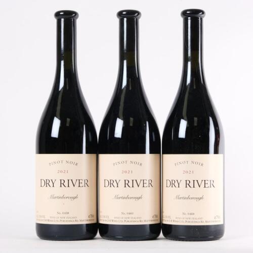 (3) 2021 Dry River Pinot Noir, Martinborough