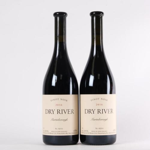 (2) 2016 Dry River Pinot Noir, Martinborough