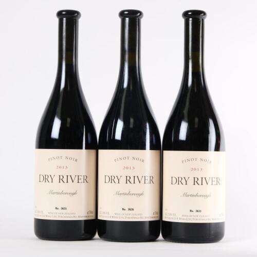 (3) 2013 Dry River Pinot Noir, Martinborough