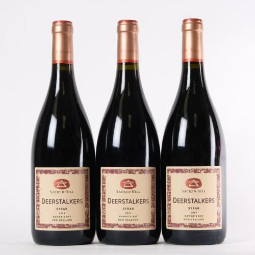 (3) 2014 Sacred Hill Deerstalkers Syrah, Hawkes Bay