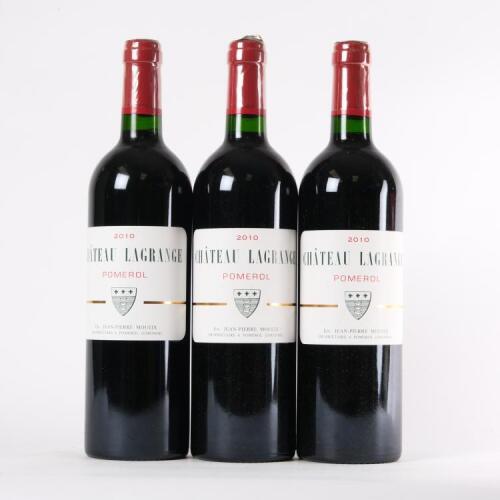 (3) 2010 Chateau Lagrange, Pomerol