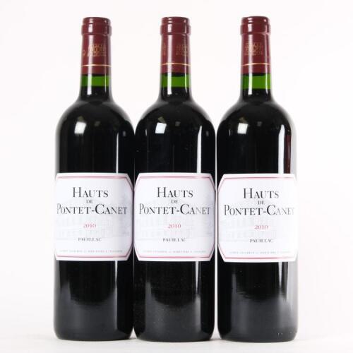 (3) 2010 Hauts de Pontet-Canet, Pauillac
