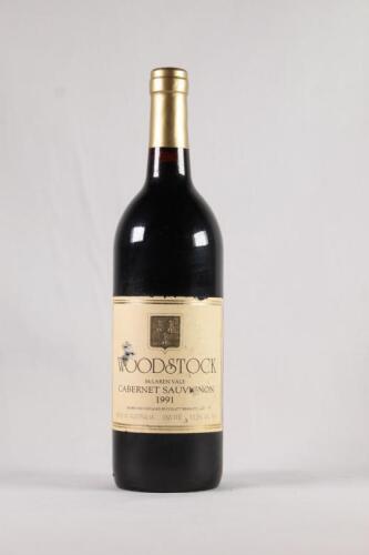 (1) 1991 Woodstock Cabernet Sauvignon, McLaren Vale SA